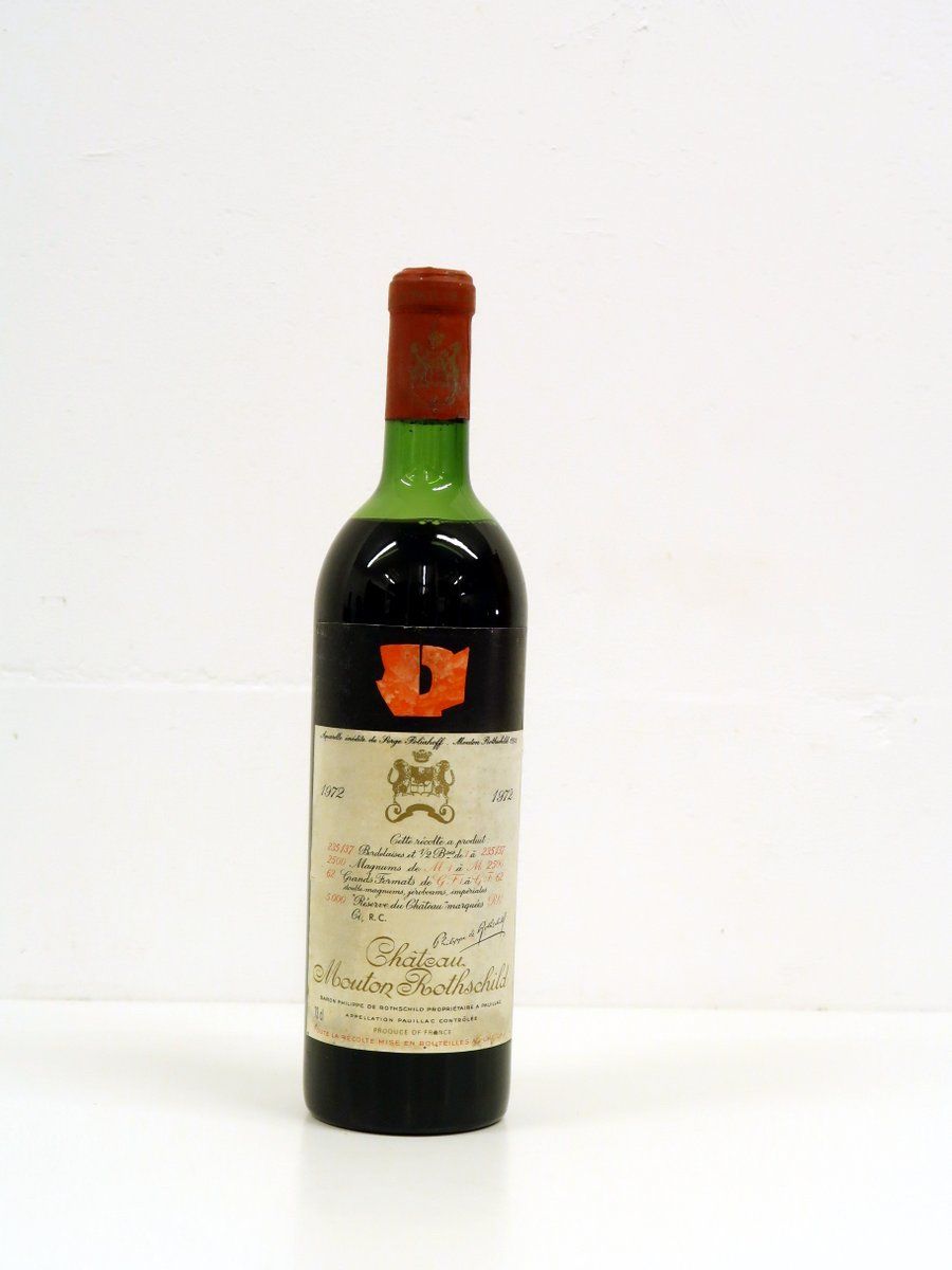 1972 Chateau Mouton Rothschild 1er Grand Cru Pauillac