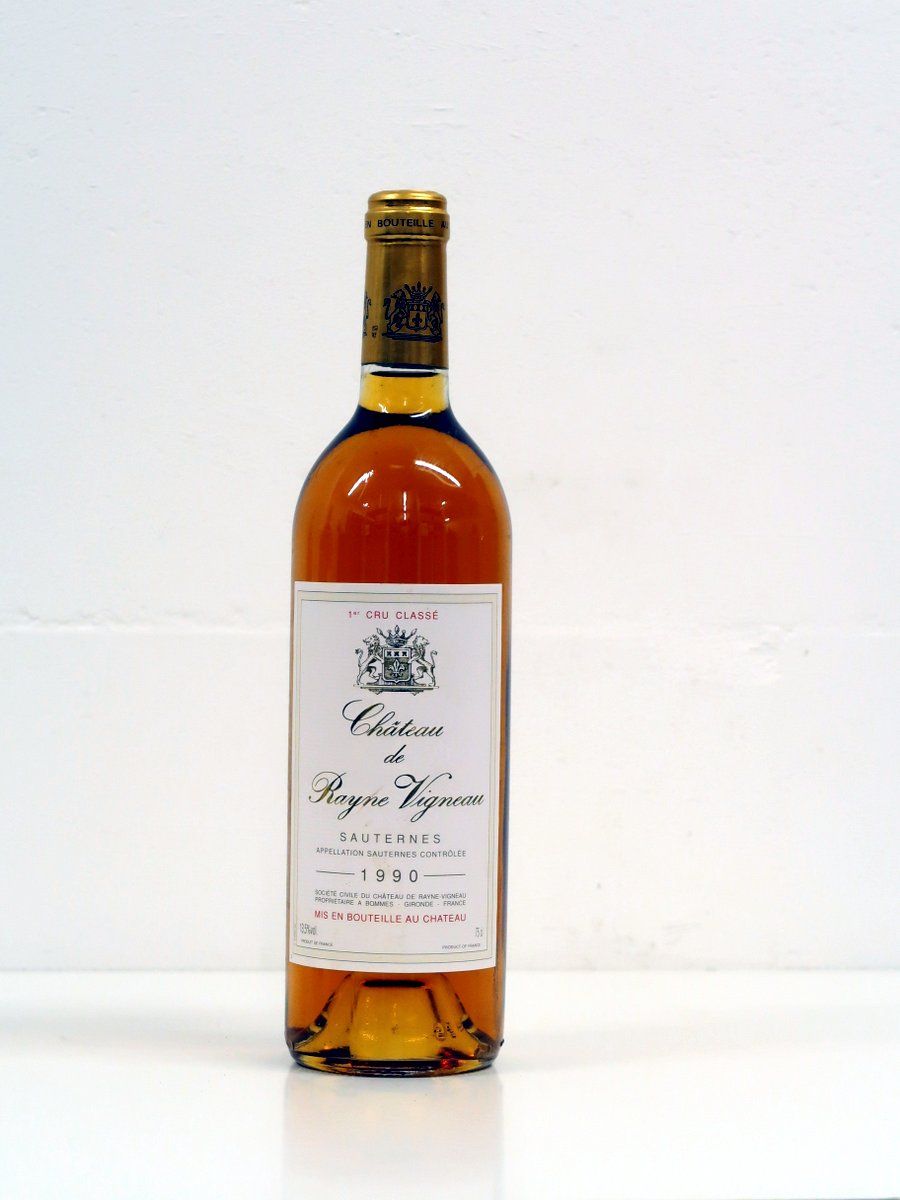 1990 Chateau de Rayne Vigneau 1er Grand Cru Sauternes