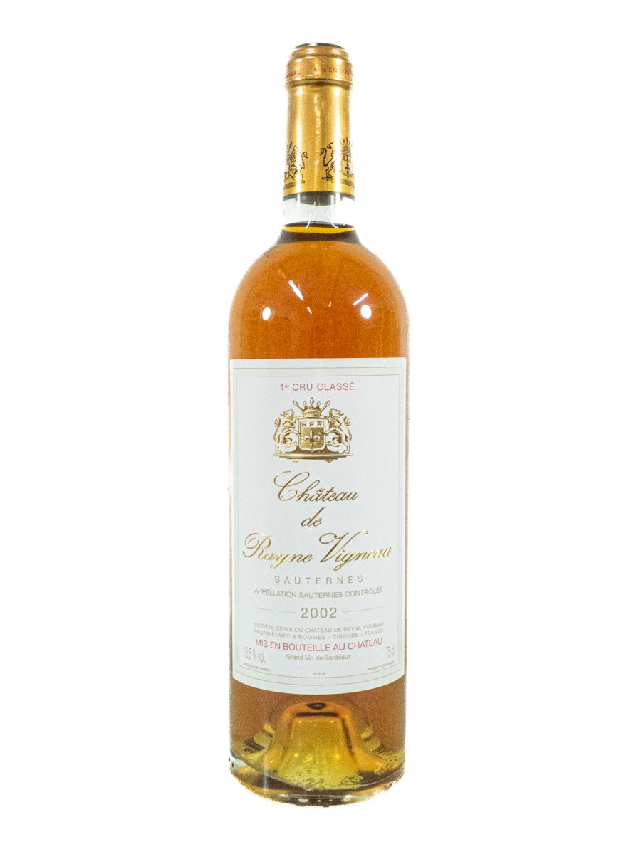 2002 Chateau de Rayne Vigneau 1er Grand Cru Sauternes