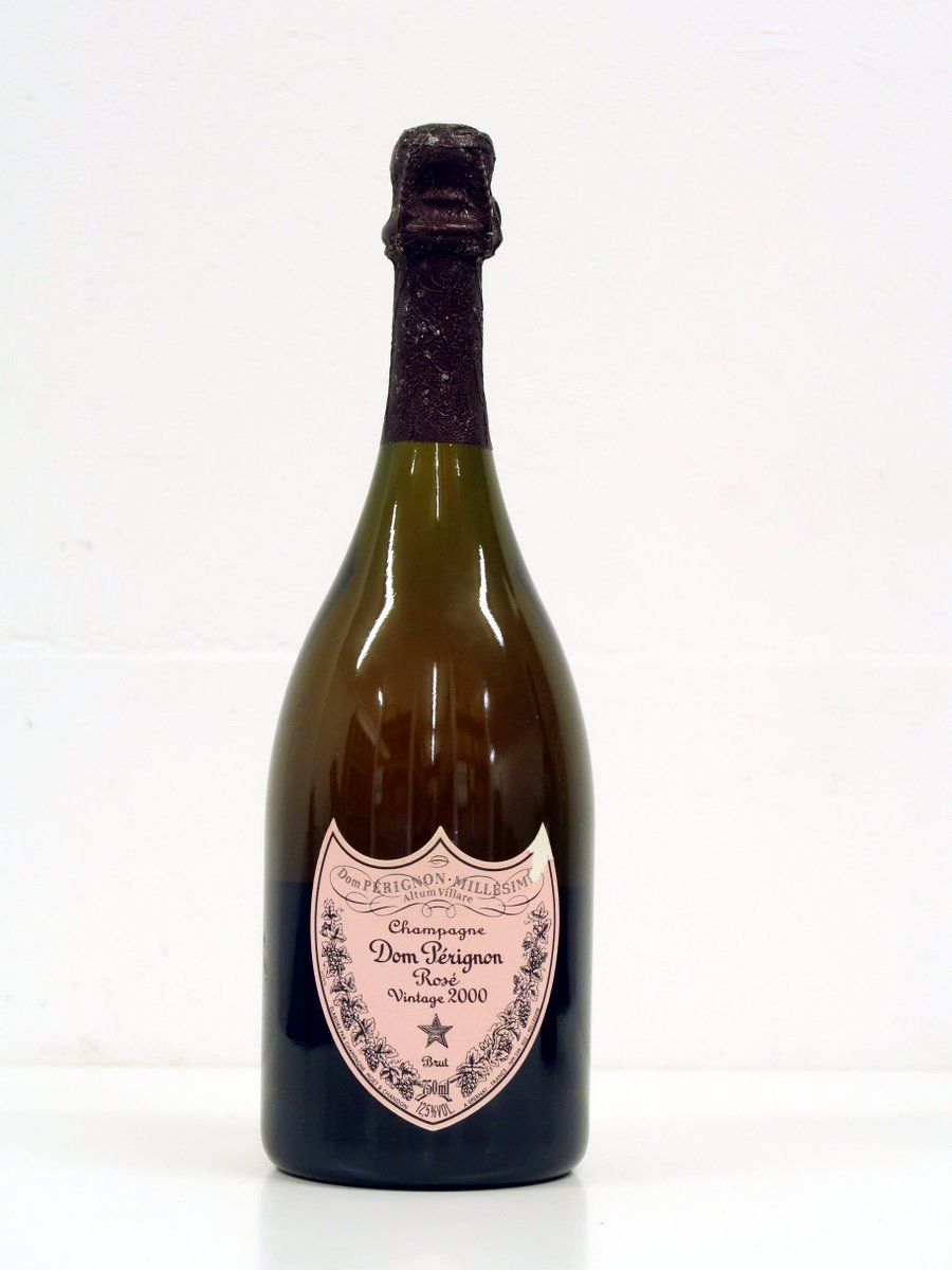 2000 Dom Perignon Brut Rose Andy Warhol Tribute Collection Pink Moet et Chandon