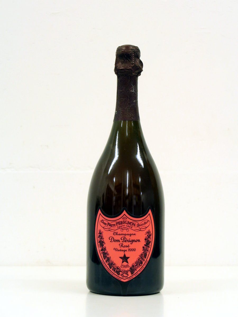 2000 Dom Perignon Brut Rose Luminous Collection Red Moet et Chandon