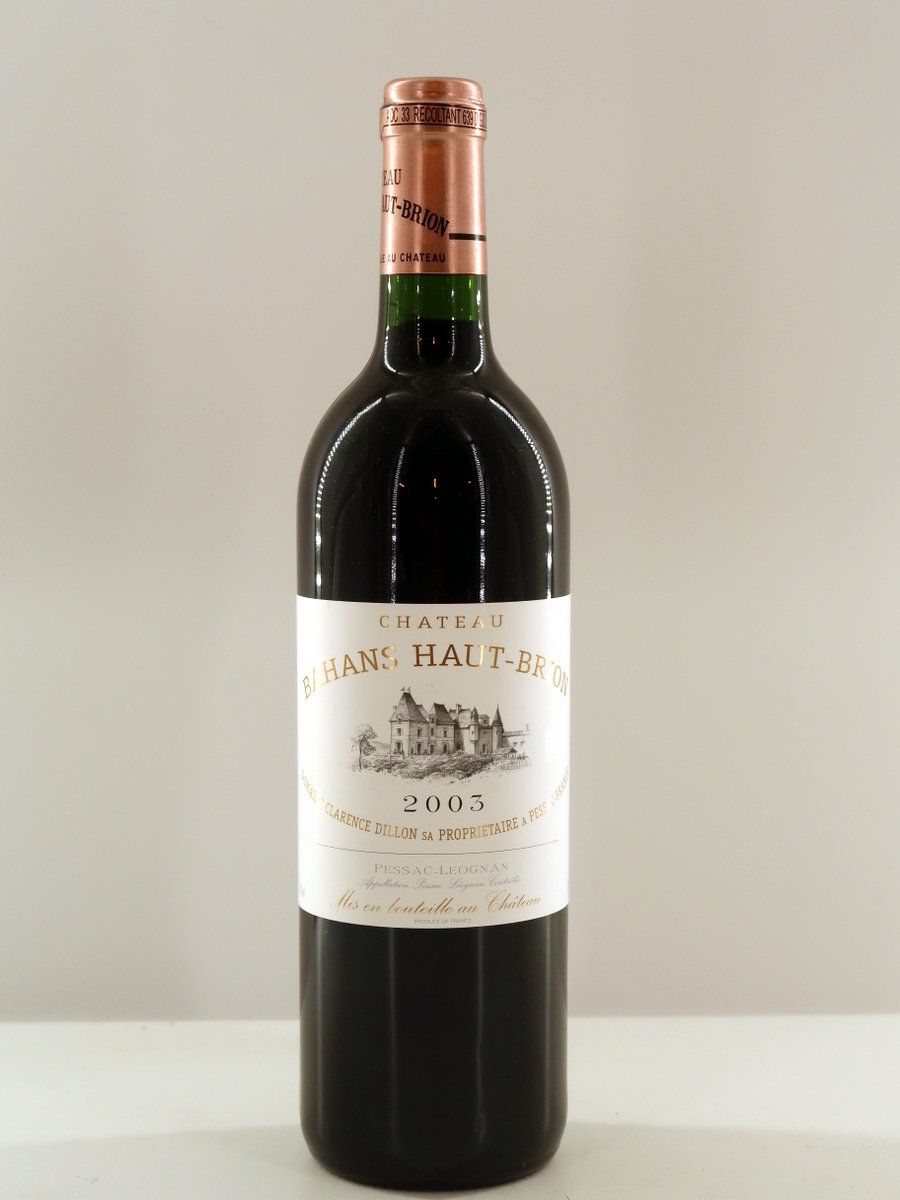 2003 Chateau Bahans Haut Brion Pessac Leognan