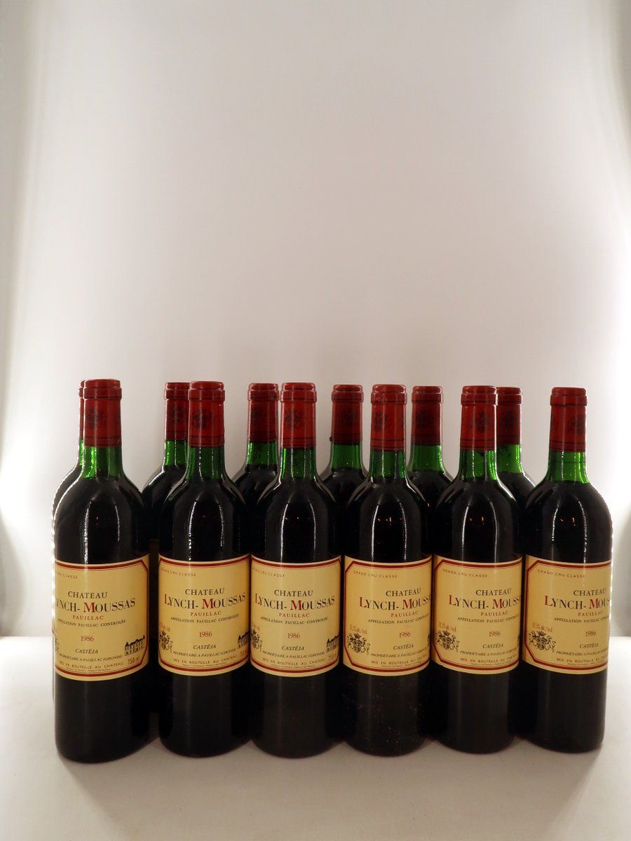 1986 Chateau Lynch Moussas 5eme Cru Pauillac