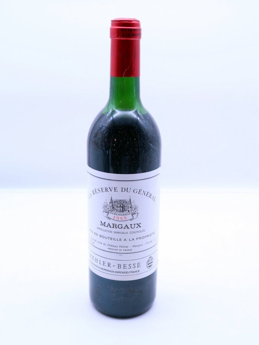 1989 Chateau Palmer La Reserve du General Margaux