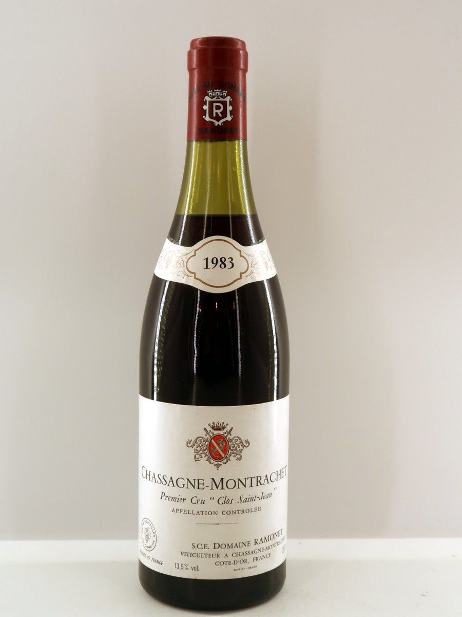 1983 Chassagne Montrachet 1er Cru Clos Saint Jean Ramonet