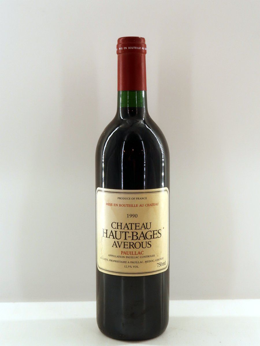 1990 Chateau Haut Bages Averous Pauillac