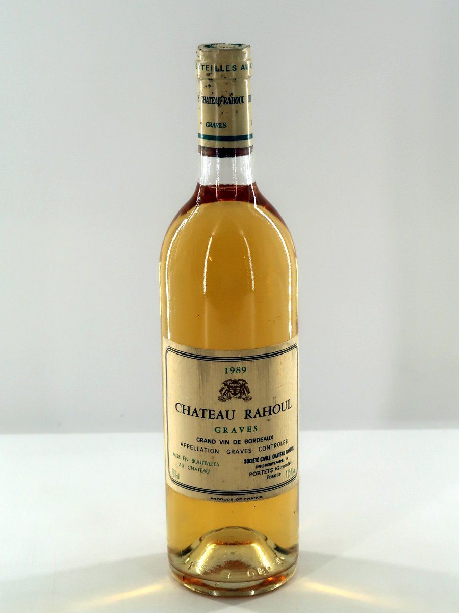 1989 Chateau Rahoul Blanc Graves
