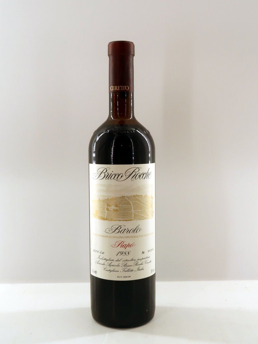 1988 Barolo Bricco Rocche Prapo Bricco Rocche Ceretto