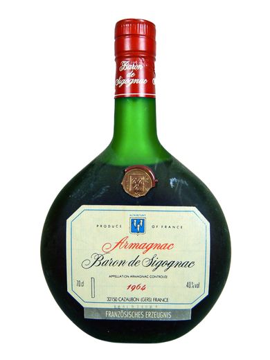 1964 Vintage Armagnac, Baron de Sigognac