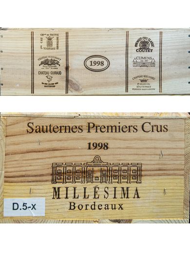 1998 Chateau Climens 1er Cru Classe, Sauternes