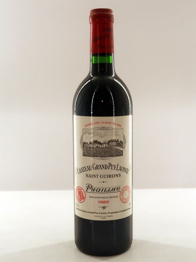 1989 Chateau Grand Puy Lacoste 5eme Cru Paulliac