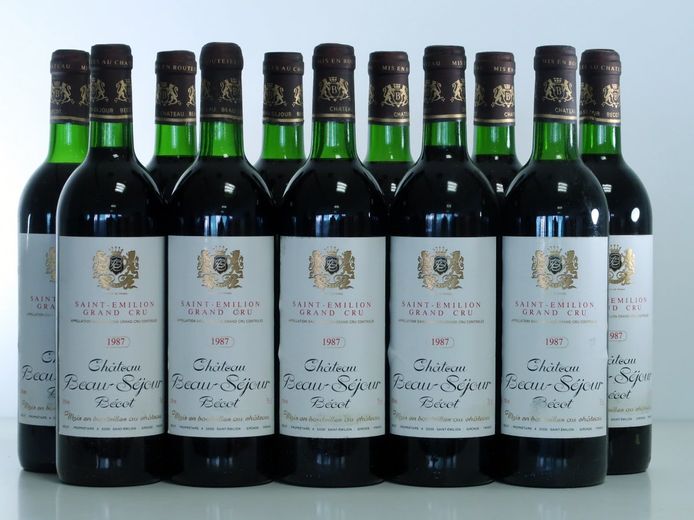 1987 Chateau Beau Sejour Becot 1er Grand Cru