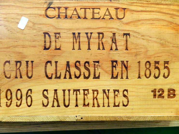 1996 Chateau De Myrat, Sauternes