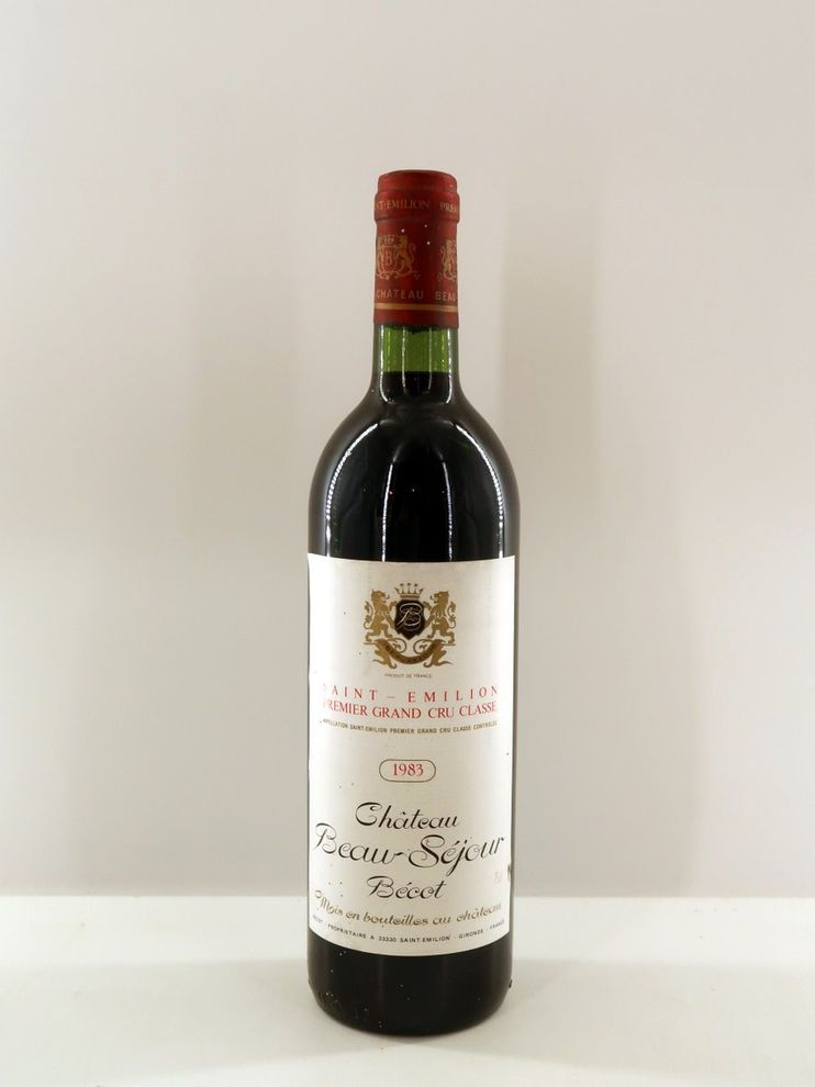 1983 Chateau Beau Sejour Becot 1er Grand Cru St. Emilion