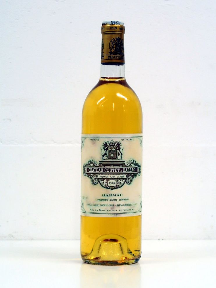 Bild: 1986 Chateau Coutet 1er Grand Cru Classe Sauternes