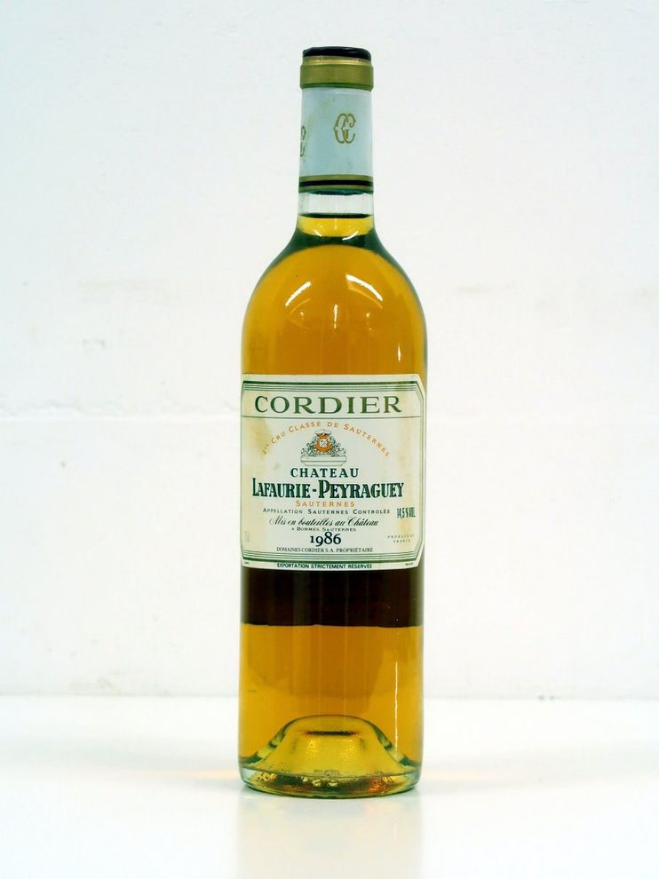 Bild: 1986 Chateau Lafaurie Peyraguey 1er Grand Cru Sauternes