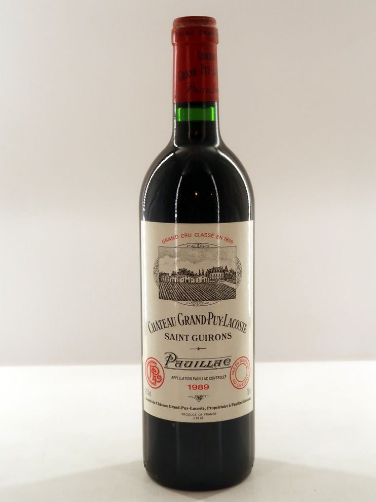 1989 Chateau Grand Puy Lacoste 5eme Cru Paulliac