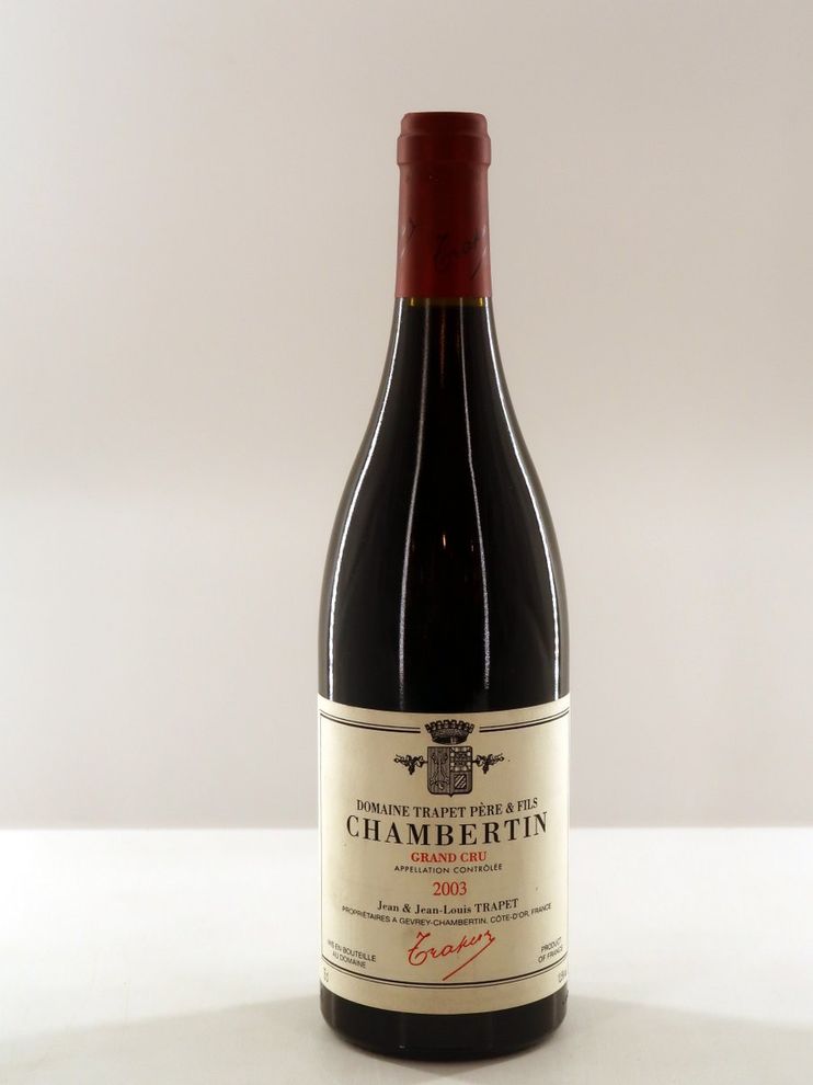 2003 Chambertin Grand Cru Trapet Pere et Fils
